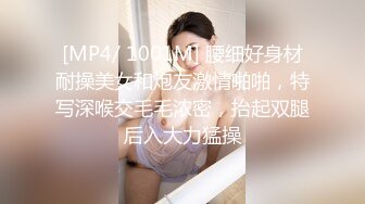 [MP4/ 1001M] 腰细好身材耐操美女和炮友激情啪啪，特写深喉交毛毛浓密，抬起双腿后入大力猛操