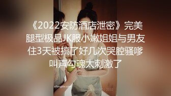 《2022安防酒店泄密》完美腿型极品JK服小嫩姐姐与男友住3天被搞了好几次哭腔骚嗲叫声勾魂太刺激了