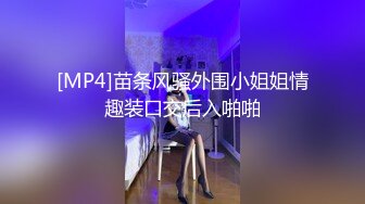 [MP4]苗条风骚外围小姐姐情趣装口交后入啪啪