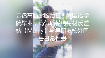 云盘高质露脸泄密！外国语学院毕业，高气质模特身材反差婊【Marry】与男朋友校外同居日常性爱