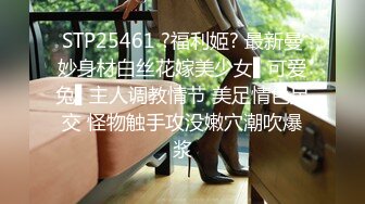 STP25461 ?福利姬? 最新曼妙身材白丝花嫁美少女▌可爱兔▌主人调教情节 美足情色足交 怪物触手攻没嫩穴潮吹爆浆